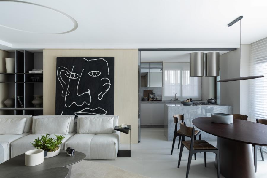 Apartamento Batel, reforma de 100 m² do Studio Volarque em Curitiba